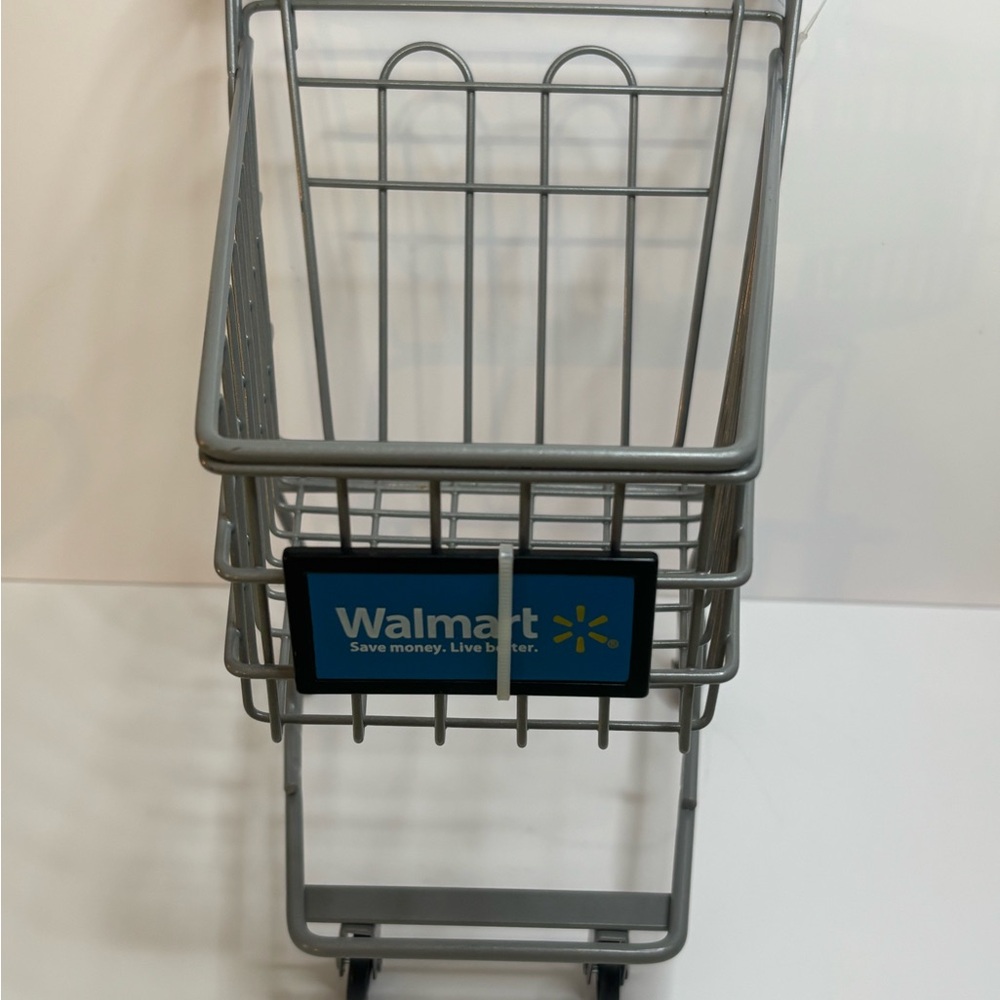 Walmart‎ Mini Shopping Cart Toy - Silver